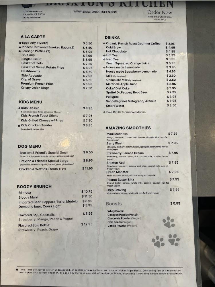 Braxton's Kitchen Menu image 2
